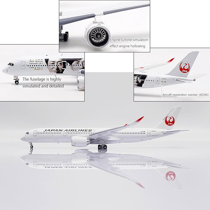 Amazon.co.jp: ODddot 航空日本航空嵐エアバス A350-900 JA04XJ 1/400