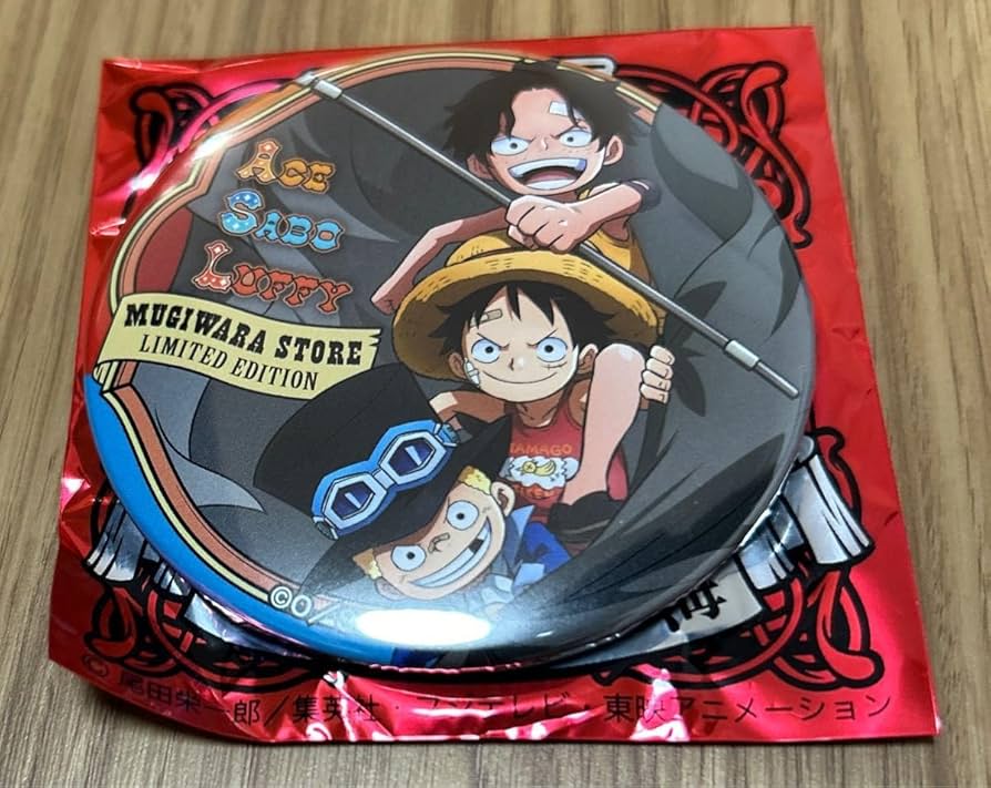 ワンピース 麦わらストア 輩 2015年 ONE PIECE ワンピース 輩缶バッジ
