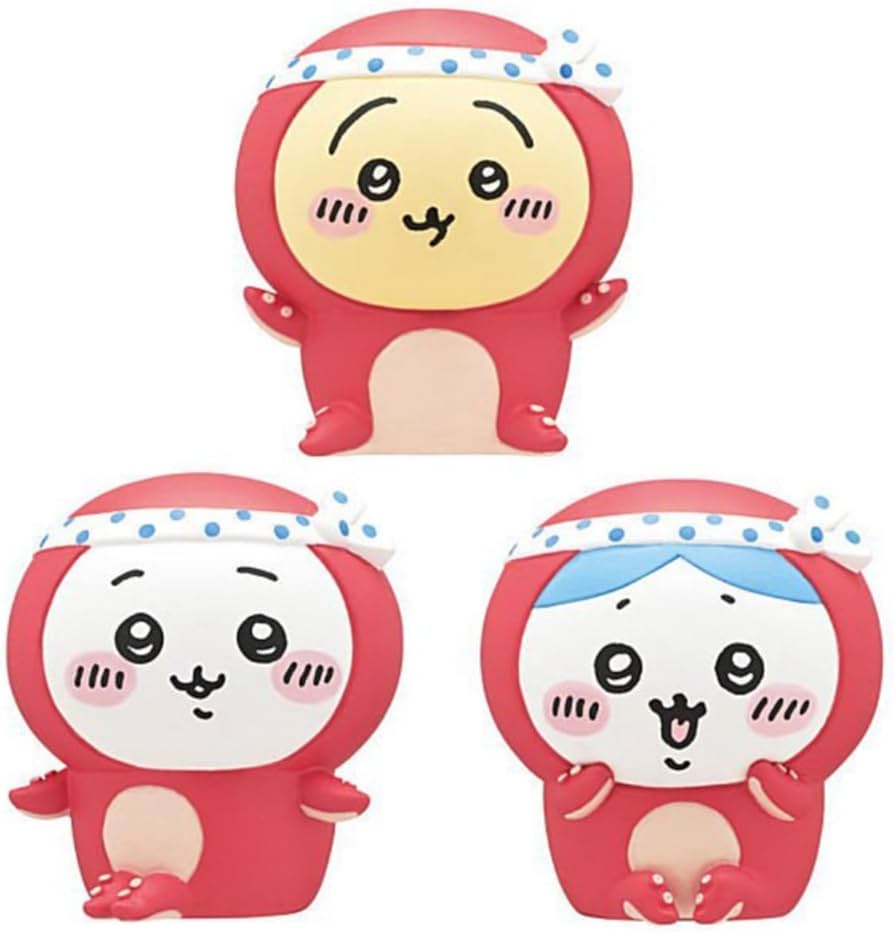 Amazon | ちいかわソフビフィギュア2 × アソート3種セット (1. たこぎ