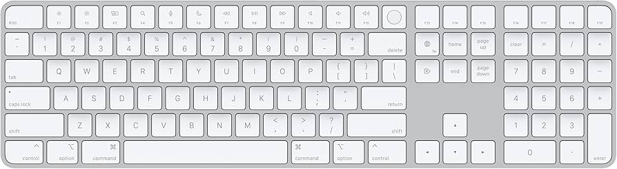 Amazon.com: Apple Magic Keyboard with Touch ID and Numeric Keypad