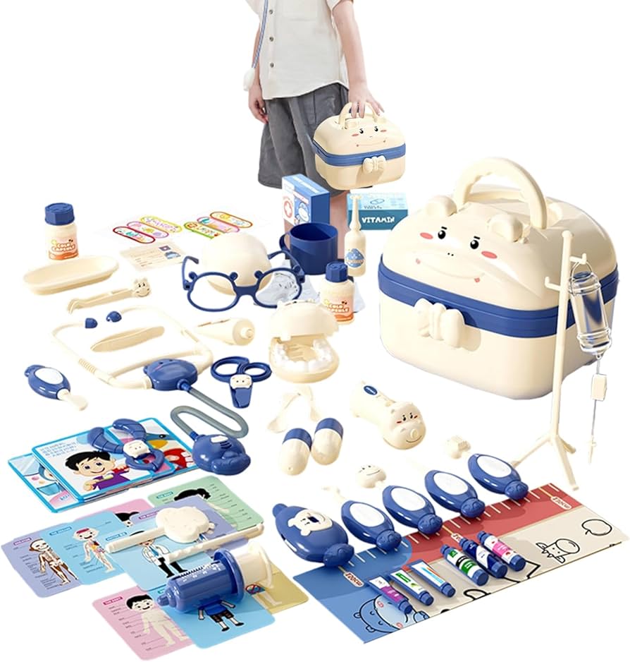 Amazon | ごっこ遊びお医者さんセット、子供用お医者さんおもちゃ
