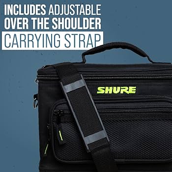Amazon.com: Shure by Gator Padded Microphone Bag that Holds Up to