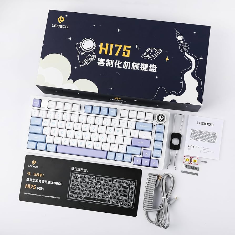 EPOMAKER x LEOBOG Hi75 Aluminum Alloy Wired Mechanical Keyboard