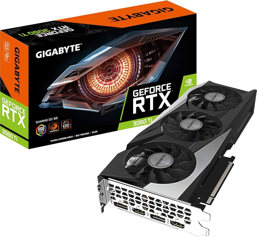 Gigabyte GeForce RTX 3060 Ti Gaming OC 8GB V2 LHR Graphics Card