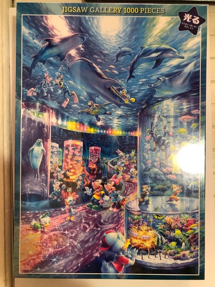 Amazon | ミッキーフレンズ ジグソーパズル 光る 1000ピース ナイト