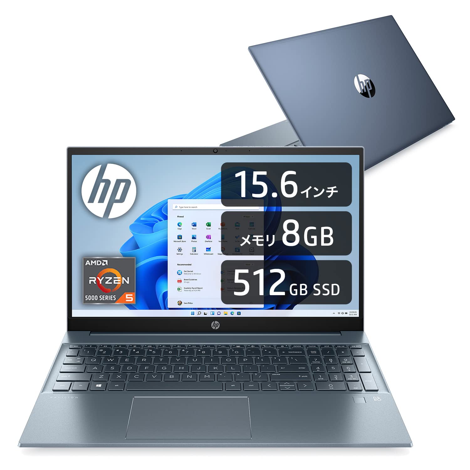 Amazon.co.jp: HP ノートパソコン 2021年旧モデル 15.6インチ フルHD