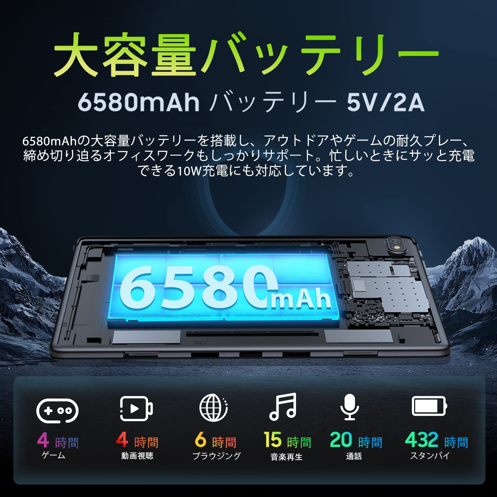 Amazon.co.jp: 【2023 NEW タブレット】Android 12 タブレット 10