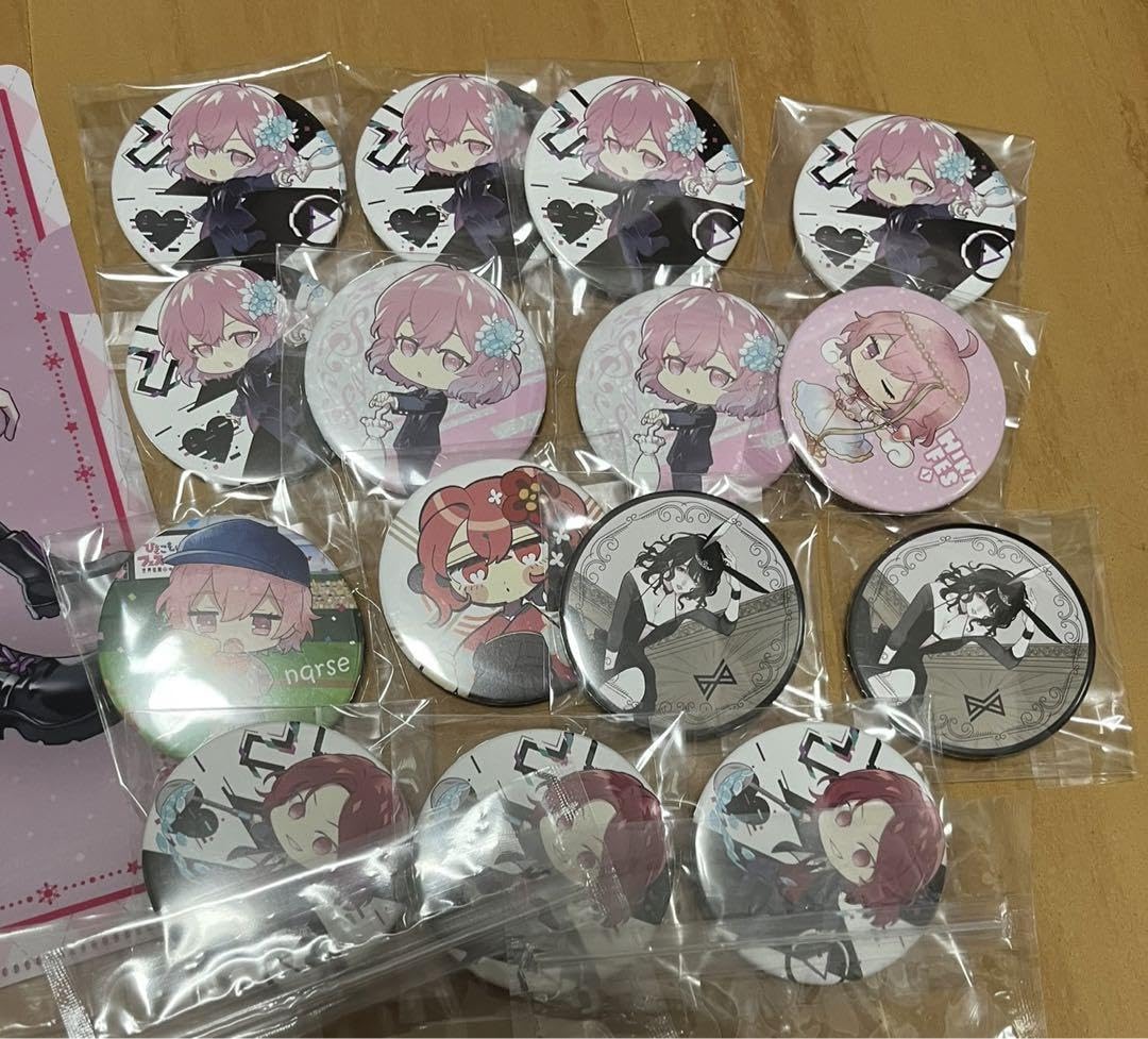 Amazon.co.jp: nqrse なるせ あらき XYZ 缶バッチ 歌い手 グッズ