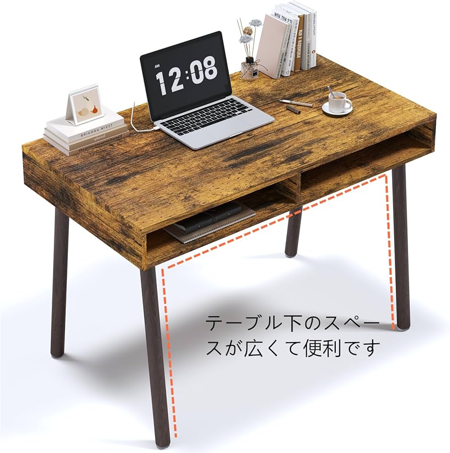 Amazon | ZXD デスク パソコンデスク 勉強机 木製 机 幅80cm PCデスク