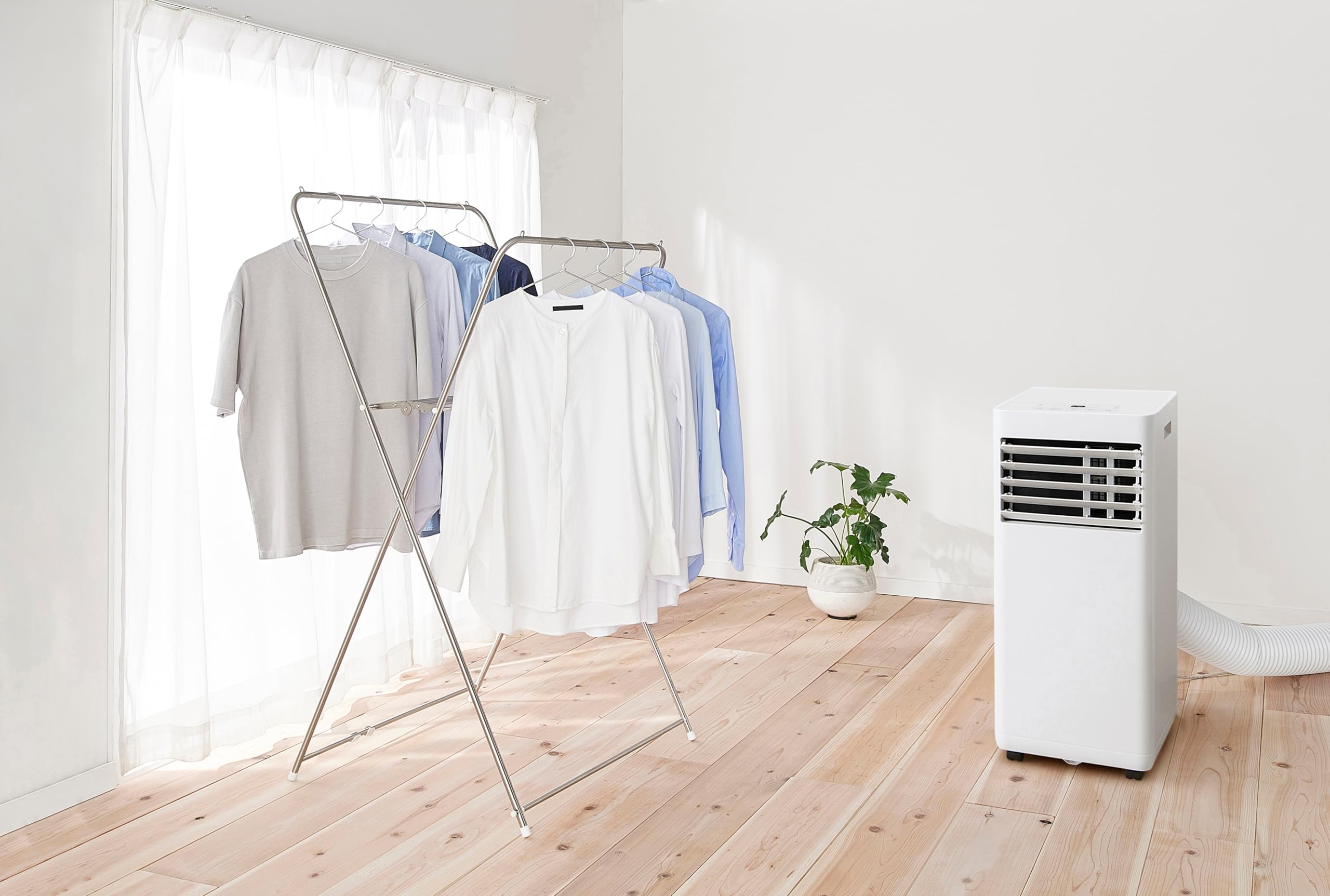 Amazon.co.jp: アイリスオーヤマ ポータブルクーラー 4.5~7畳 工事不要