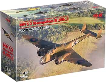 Amazon.co.jp: ICM 1/48 WW2 イギリス爆撃機 HP.52 ハンプデン B.Mk.I