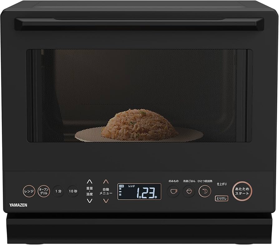 Amazon | [山善] 電子レンジ オーブンレンジ 26L スリム 1000W