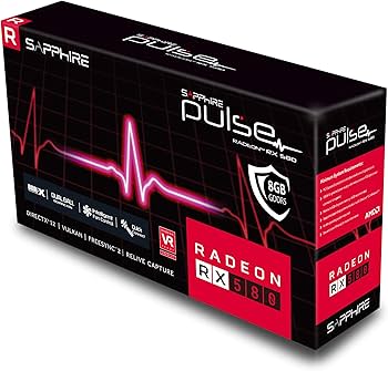Amazon | SAPPHIRE PULSE RADEON RX 580 8G GDDR5 OC V2 グラフィック