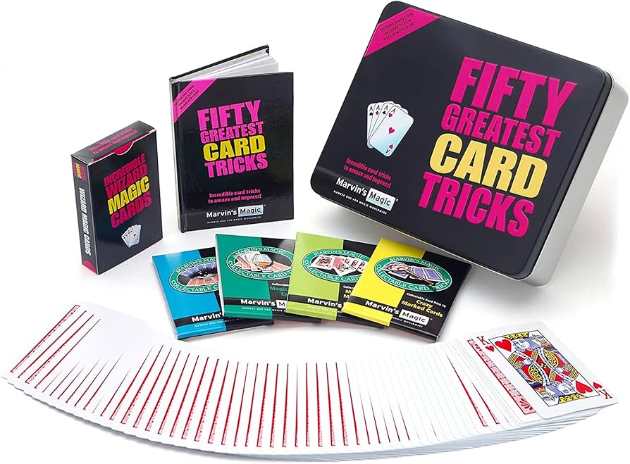 Amazon.com: Marvin's Magic - Fifty Greatest Card Tricks Set