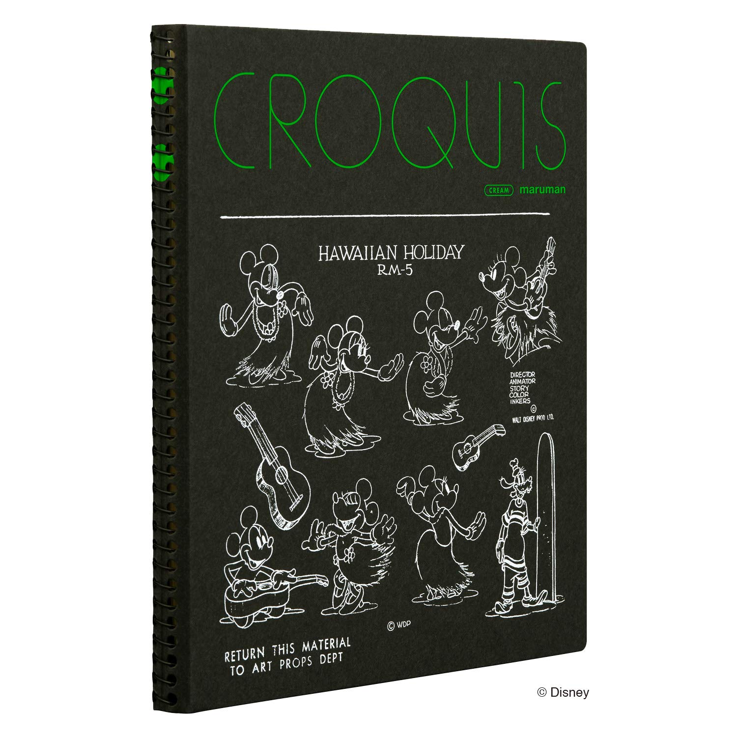 Amazon.co.jp: マルマン クロッキーブック SQ ミッキーマウスE