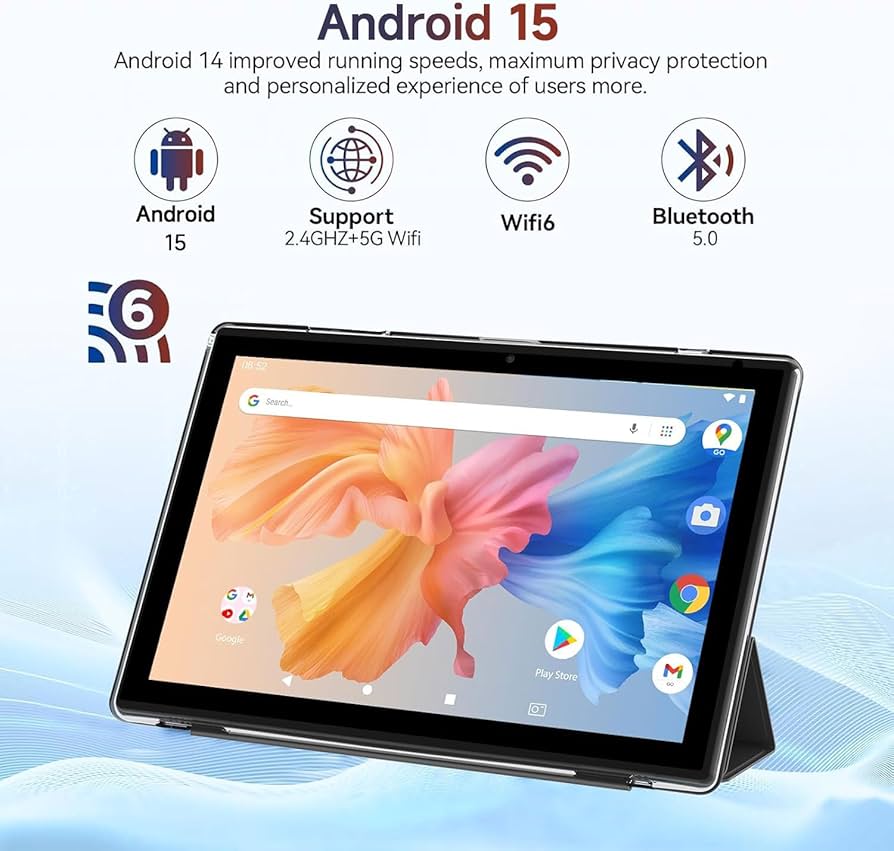 Amazon.com : Android 15 Tablet 10 Inch, 12GB RAM+64GB ROM+1TB