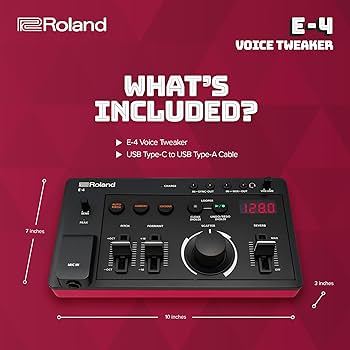 Amazon.com: Roland AIRA Compact E-4 VOICE TWEAKER| Vocal