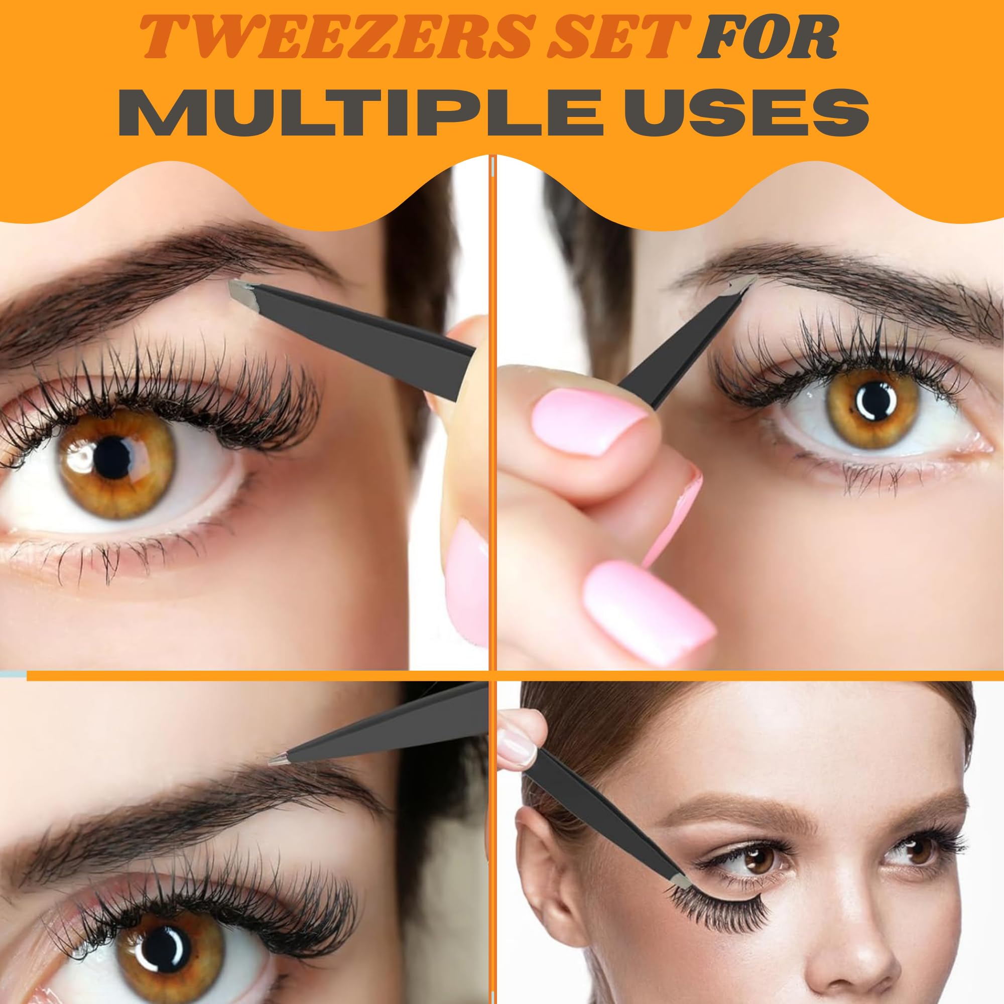 Macs Cımbız Seti - Kaşlar, Batık Saçlar, Kıymıklar, Yüz Kılları ve