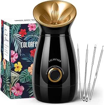 Amazon.com: Colorfarm Facial Steamer Nano Ionic: Face Steamer Deep