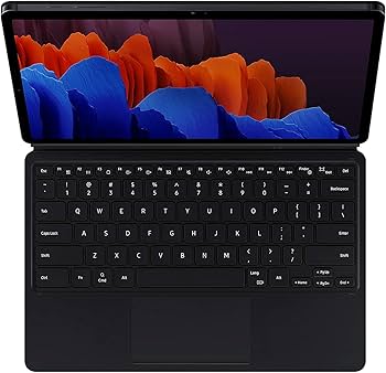 Amazon.com: SAMSUNG Galaxy Tab S7+ Keyboard, Black : Electronics