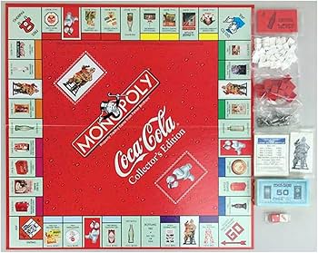 Amazon.com: Monopoly Coca-Cola Collector's Edition : Toys & Games