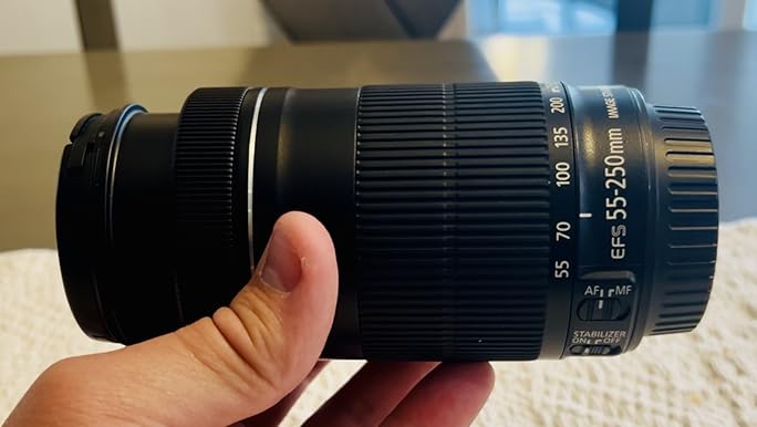 Amazon.com : Canon EF-S 55-250mm F4-5.6 is STM Lens for Canon SLR