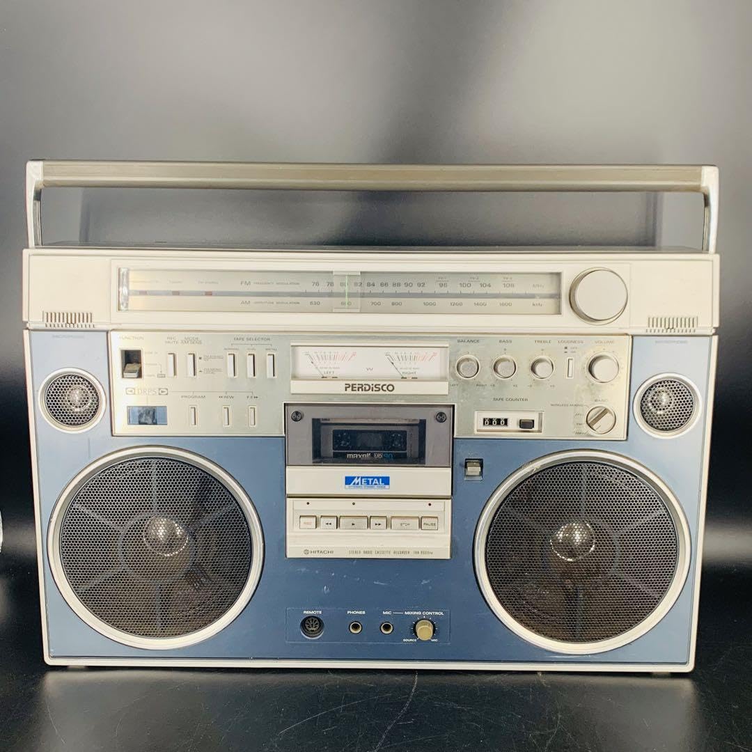 日立 TRK-8600RM FM/AM ラジオ カセットレコーダー 日立 TRK-8600RM FM