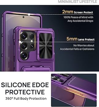 Amazon.com: SSLOTSCASE for Samsung Galaxy S25 Ultra Case with Card