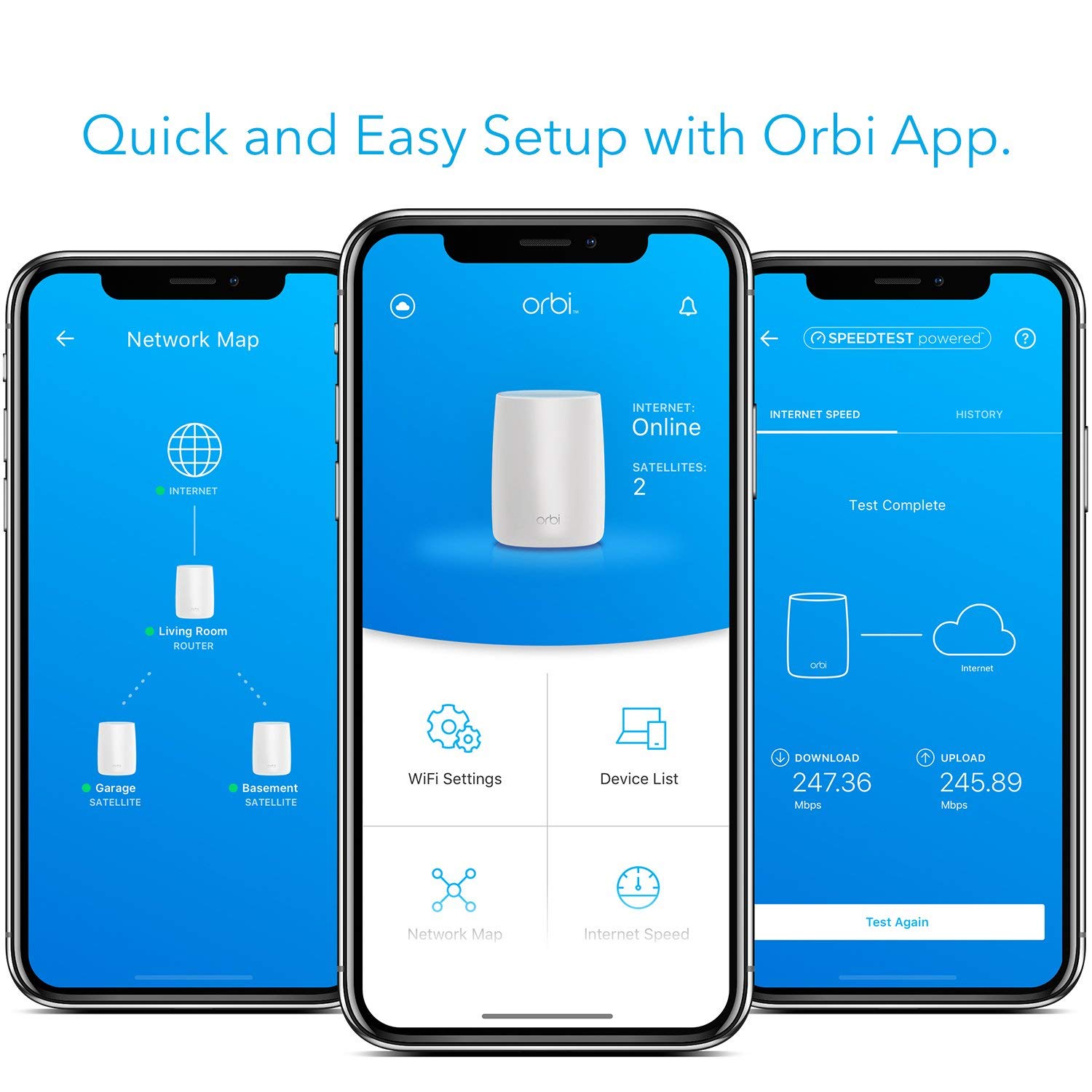 Amazon.com: NETGEAR Orbi Home Mesh WiFi System (RBK50) (Renewed