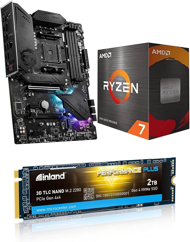 Amazon.com: INLAND Micro Center AMD Ryzen 7 5700X Paquete de