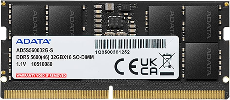 ADATA DDR5 5600 SO-DIMM Memory Module - 32GB High Bandwidth Laptop