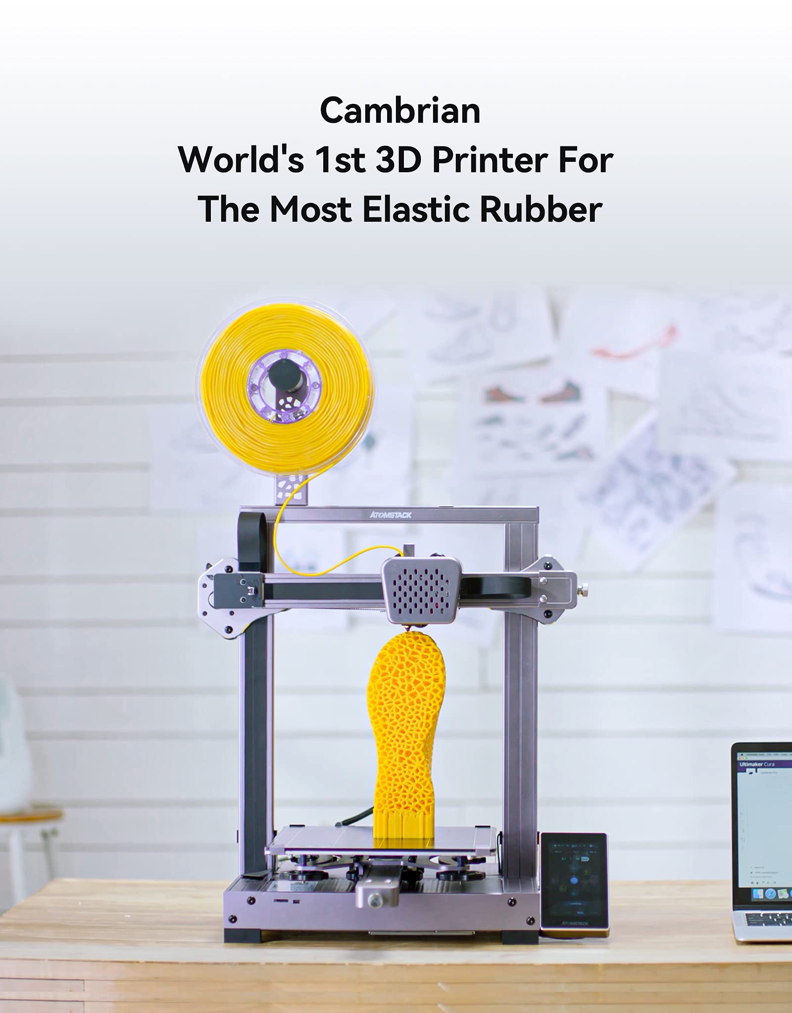 Amazon | ATOMSTACK 3Dプリンター 1、Cambrian 235*235*250mm 金属製