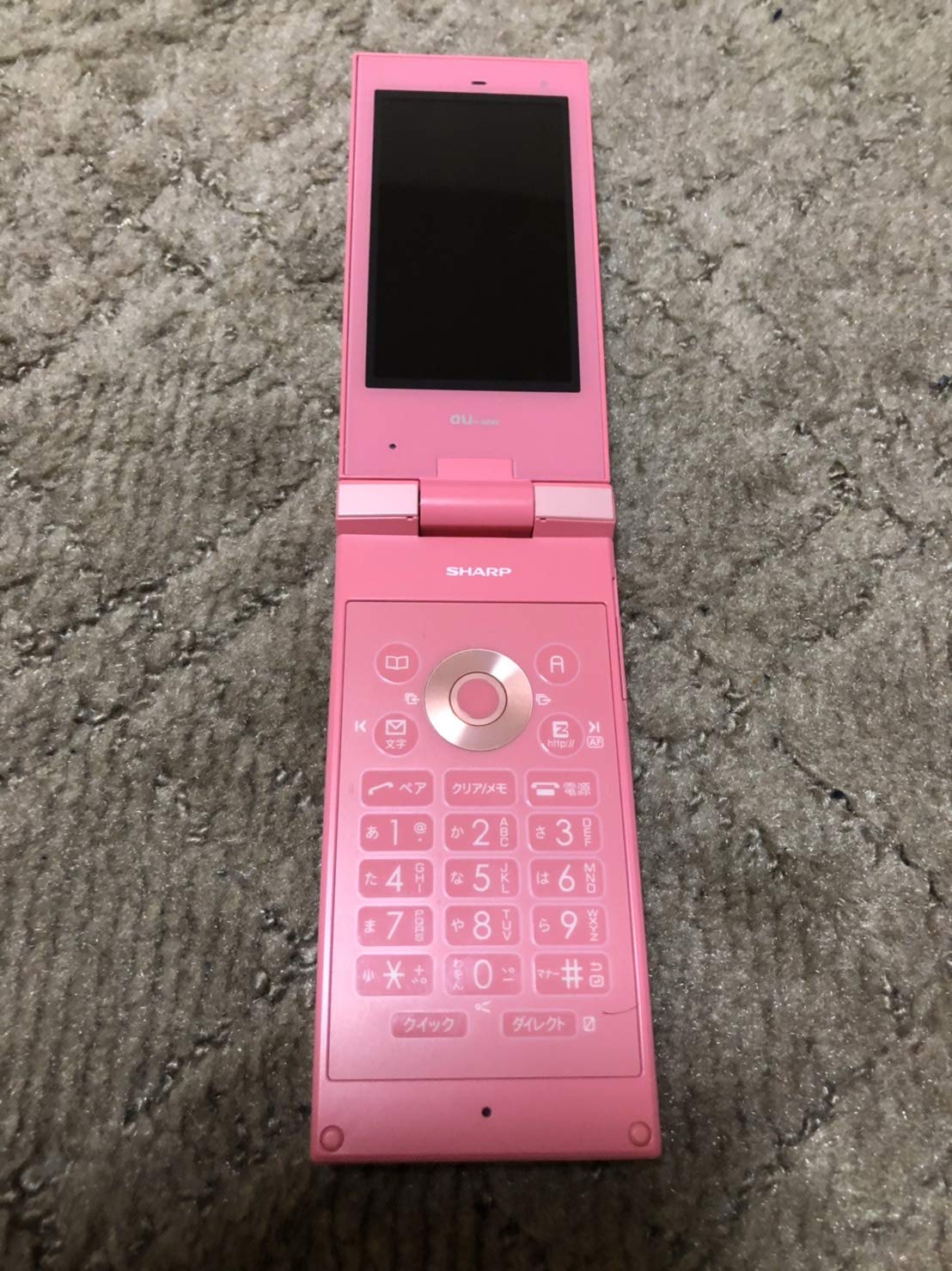 Amazon | シャープ SH005 サクラピンク 携帯電話 白ロム au | シャープ