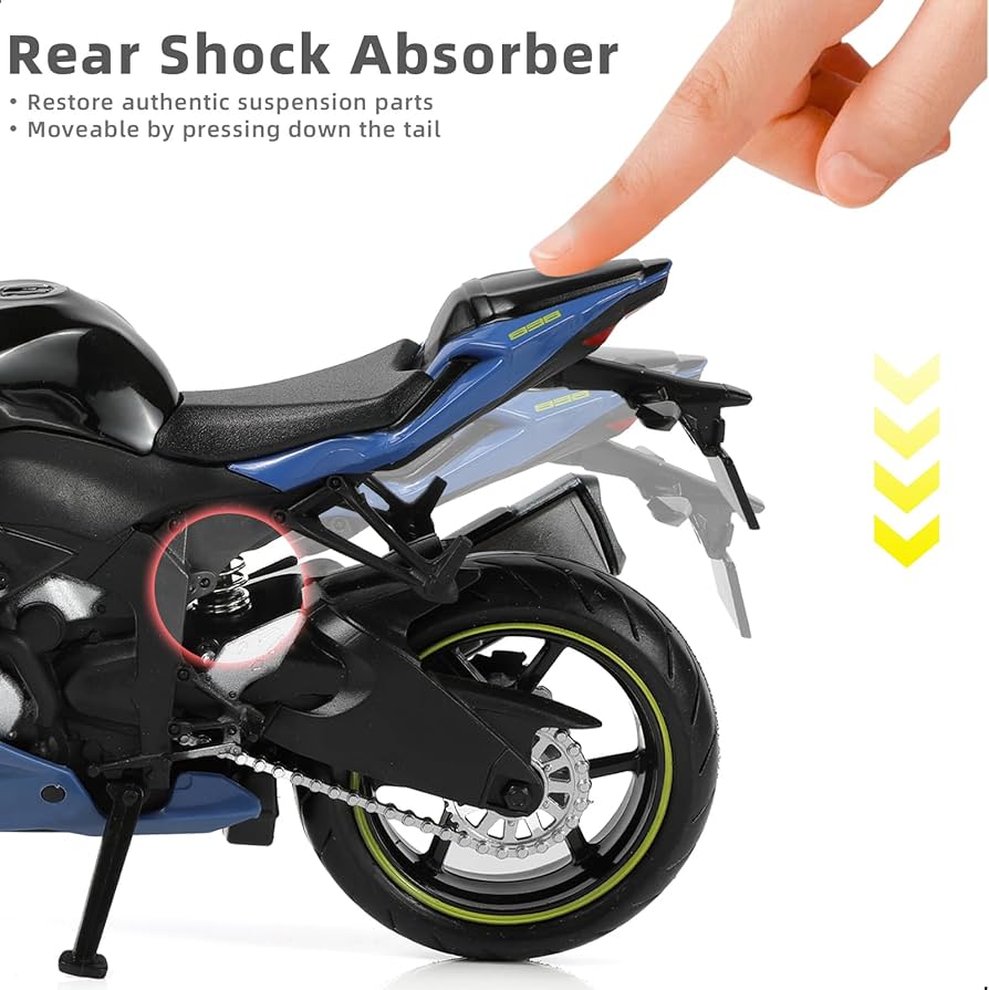 Amazon.com: Risopen 1:12 Motorcycle Model Toy for Kawasaki Ninja