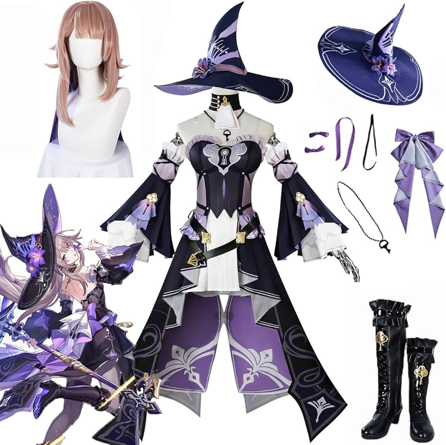 Amazon.co.jp: 崩壊：スターレイル マダムヘルタ コスプレ衣装 尊貴