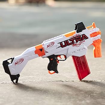 Amazon.com: Nerf Ultra Focus Motorized Blaster, 10-Dart Clip