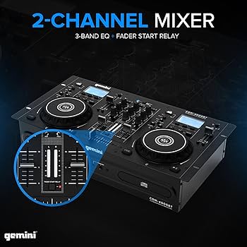 Amazon.com: Gemini Sound CDM-4000BT: All-in-One DJ Standalone DJ