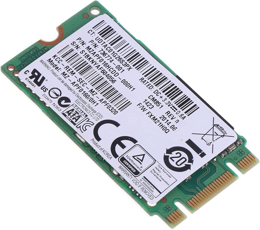 Amazon.com: Jesscasday SSD 2242 M2 SSD 16GB SSD M2 2242 Drive