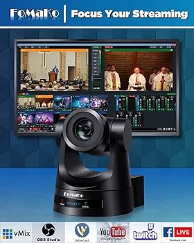 Amazon.com : FoMaKo PTZ Camera 20X Optical Zoom HDMI PTZ Bundle