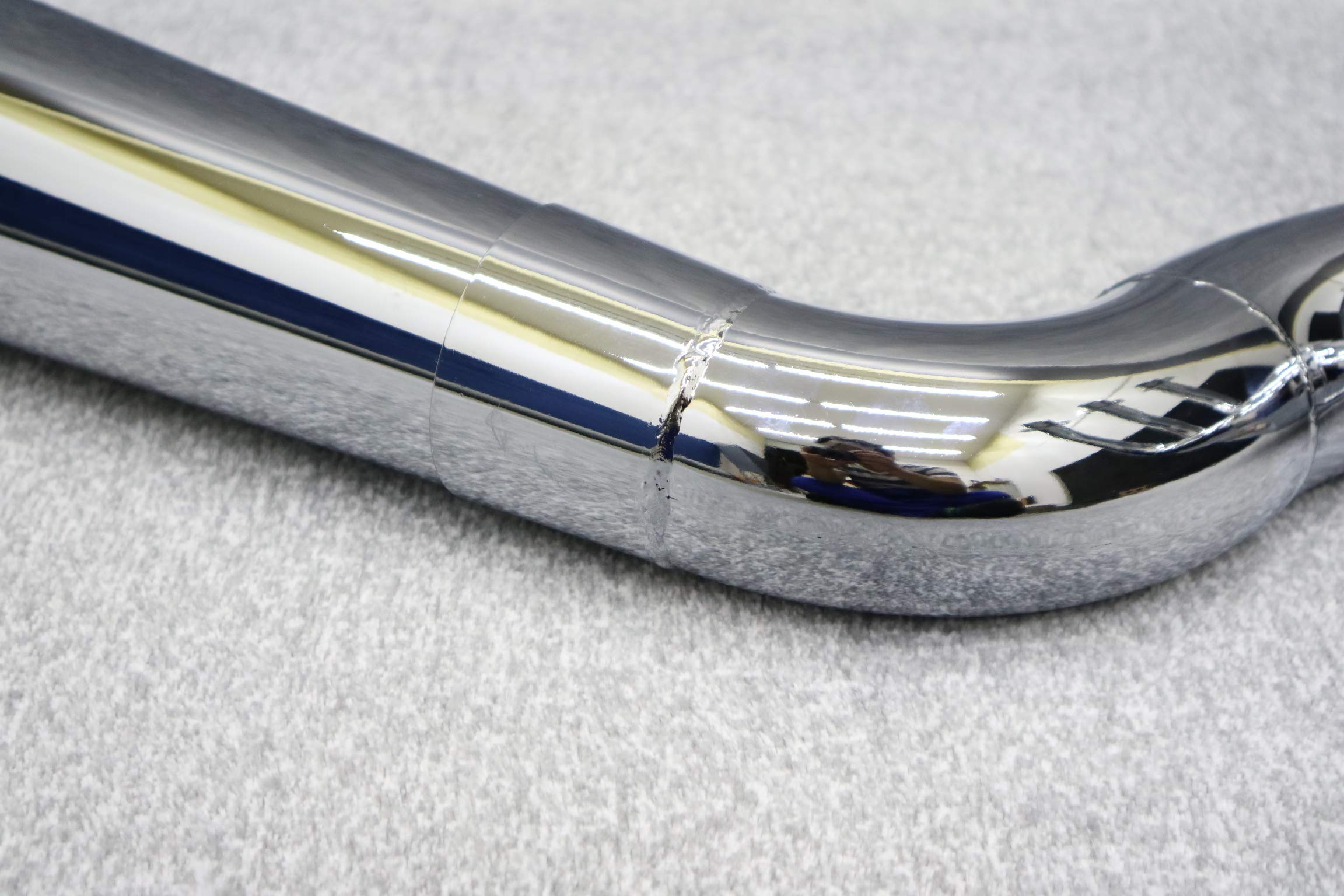 Amazon | GT380 メガホン 集合 マフラー メッキ/インナー