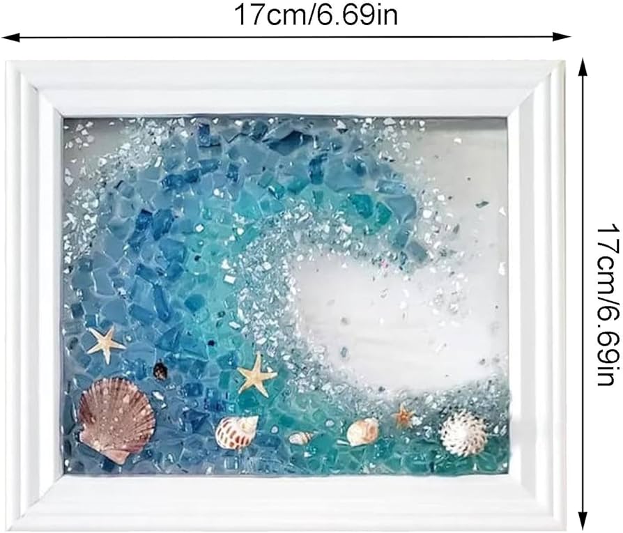 Amazon.co.jp: シーグラスアートキット、6.7インチシーグラスアート