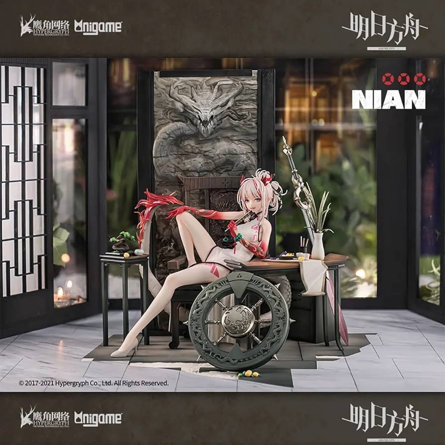 Amazon.co.jp: AniGameアークナイツ ニェン 楽逍遥ver.1/7スケール PVC