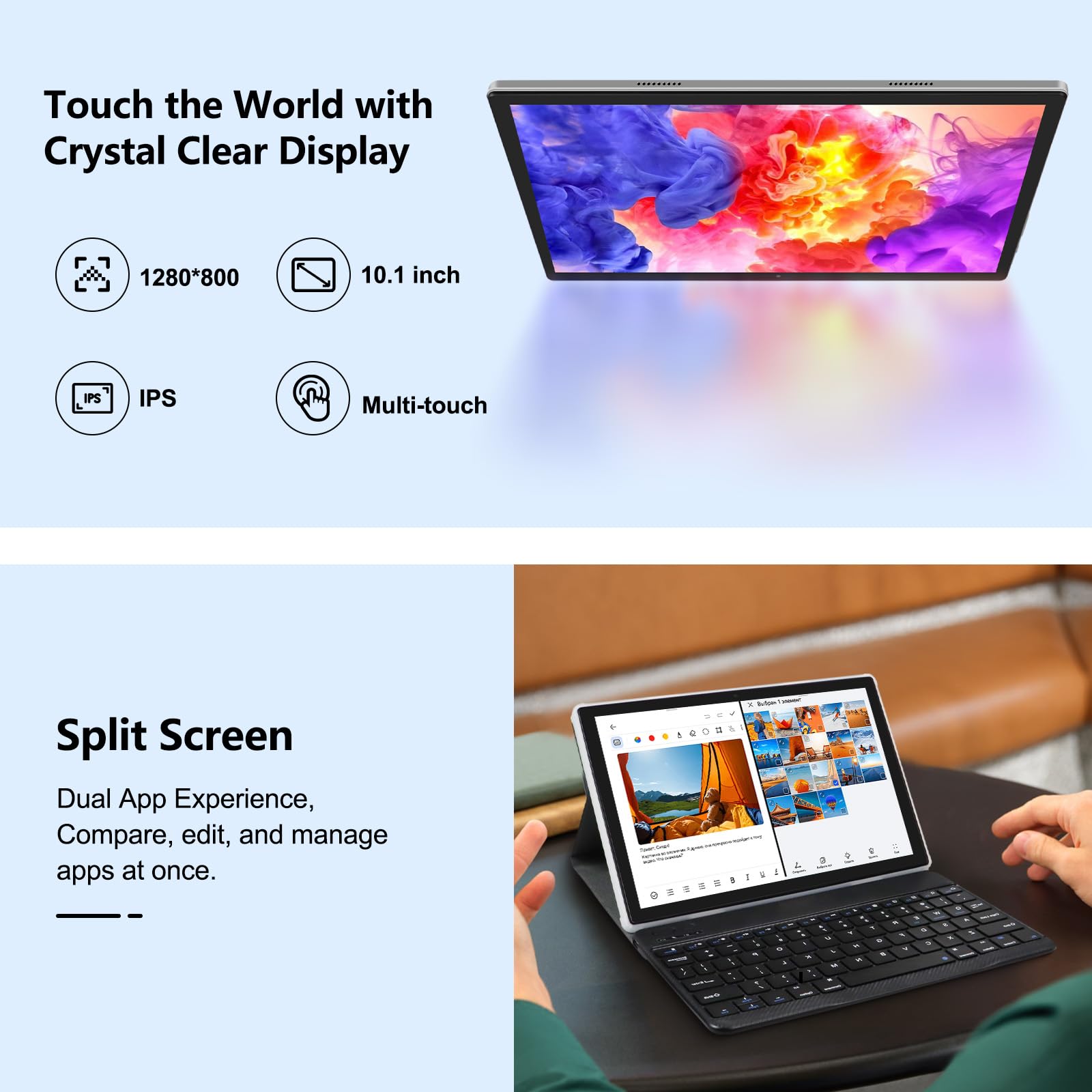 Amazon.co.jp: ATMPC タブレット、10インチ Android 14 タブレット