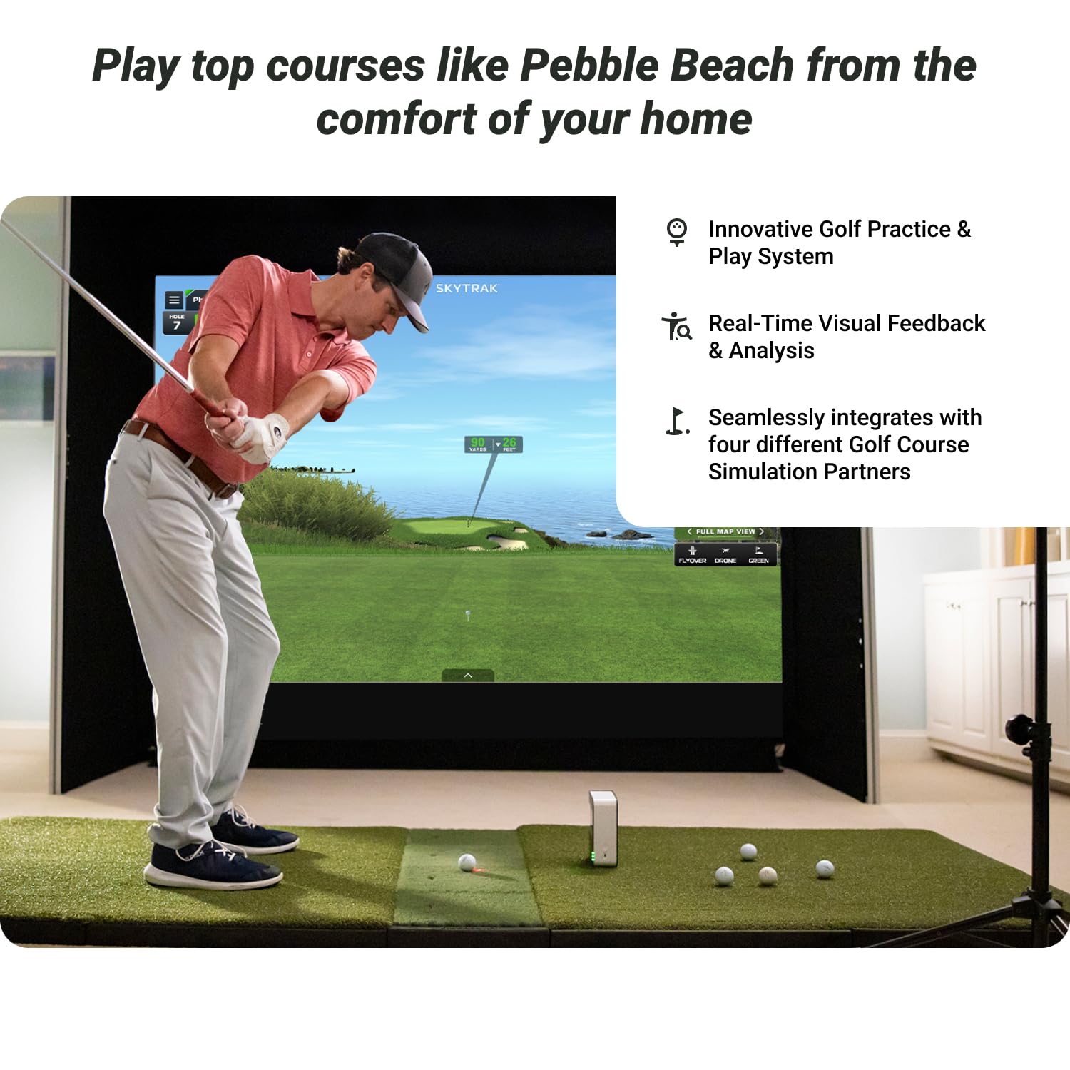 Amazon | Skytrakランチモニター | SkyTrak | スイング練習機