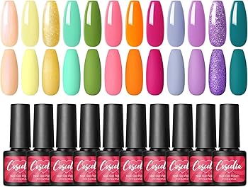 Amazon | COSCELIA ジェルネイルキット カラージェル 12色セット