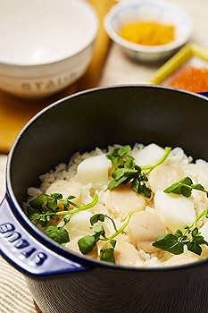 Amazon｜staub ストウブ 「 ラ ココット de GOHAN グレー M 16cm