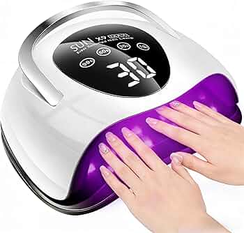 Amazon.com: LadyMisty 268W UV LED Nail Lamp, 2026 Upgrade UV Light