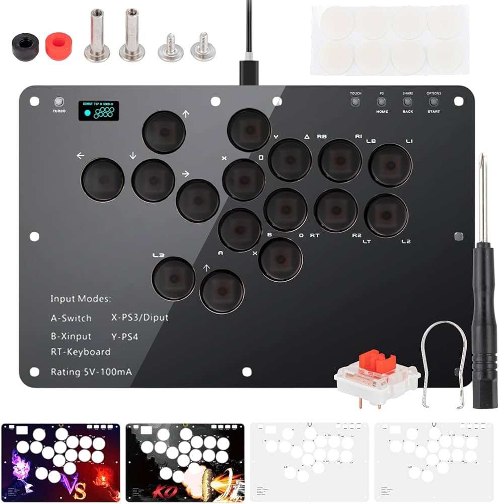 Amazon | アケコン レバーレス コントローラー「16ボタン·RP2040搭載