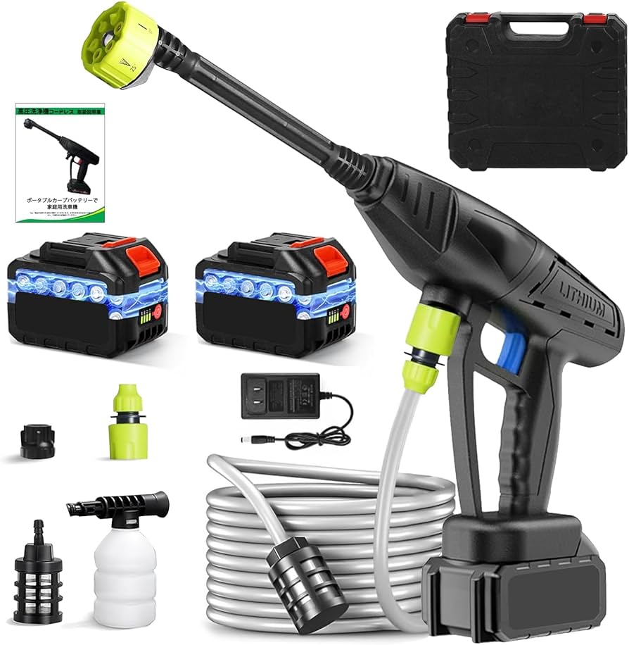 Amazon.co.jp: SWIMSNOW 高圧洗浄機 コードレス 充電式【工場直販 2025