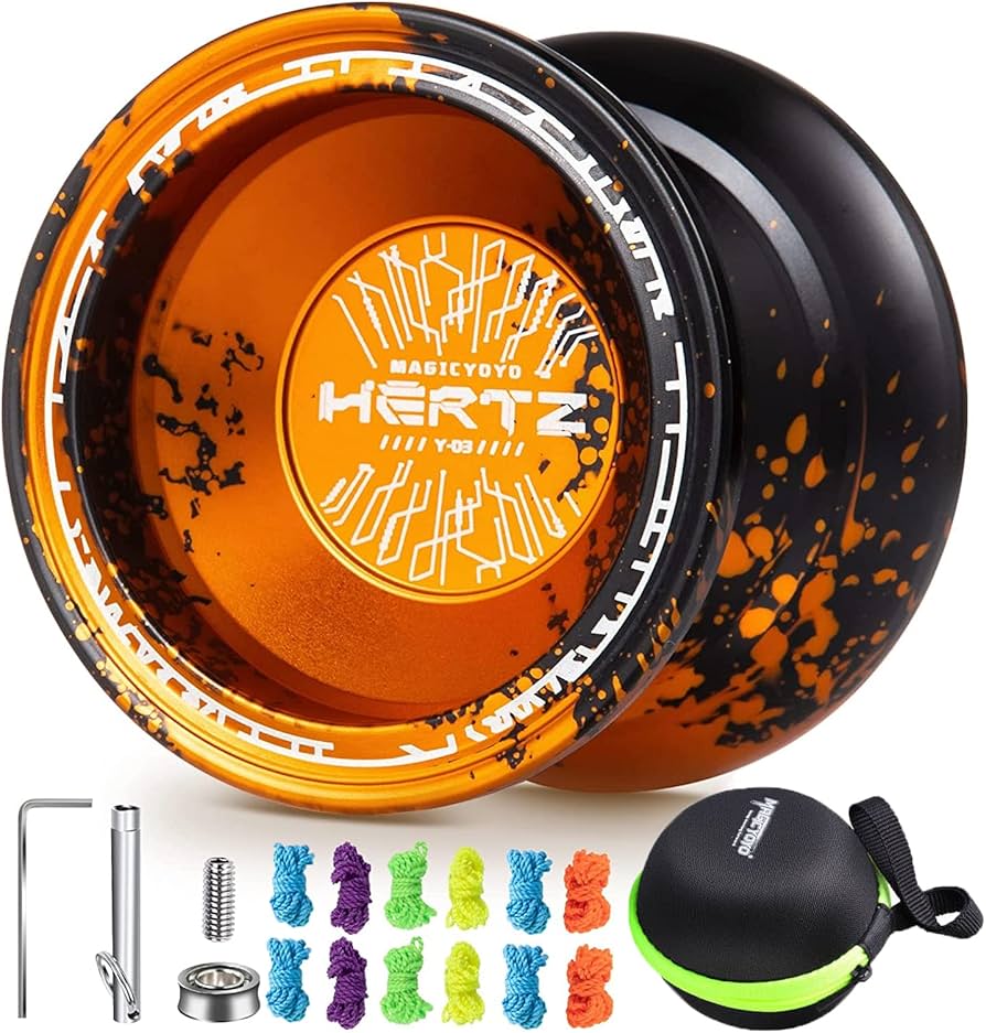 Amazon.com: MAGICYOYO Y03 Black Golden Professional Unresponsive